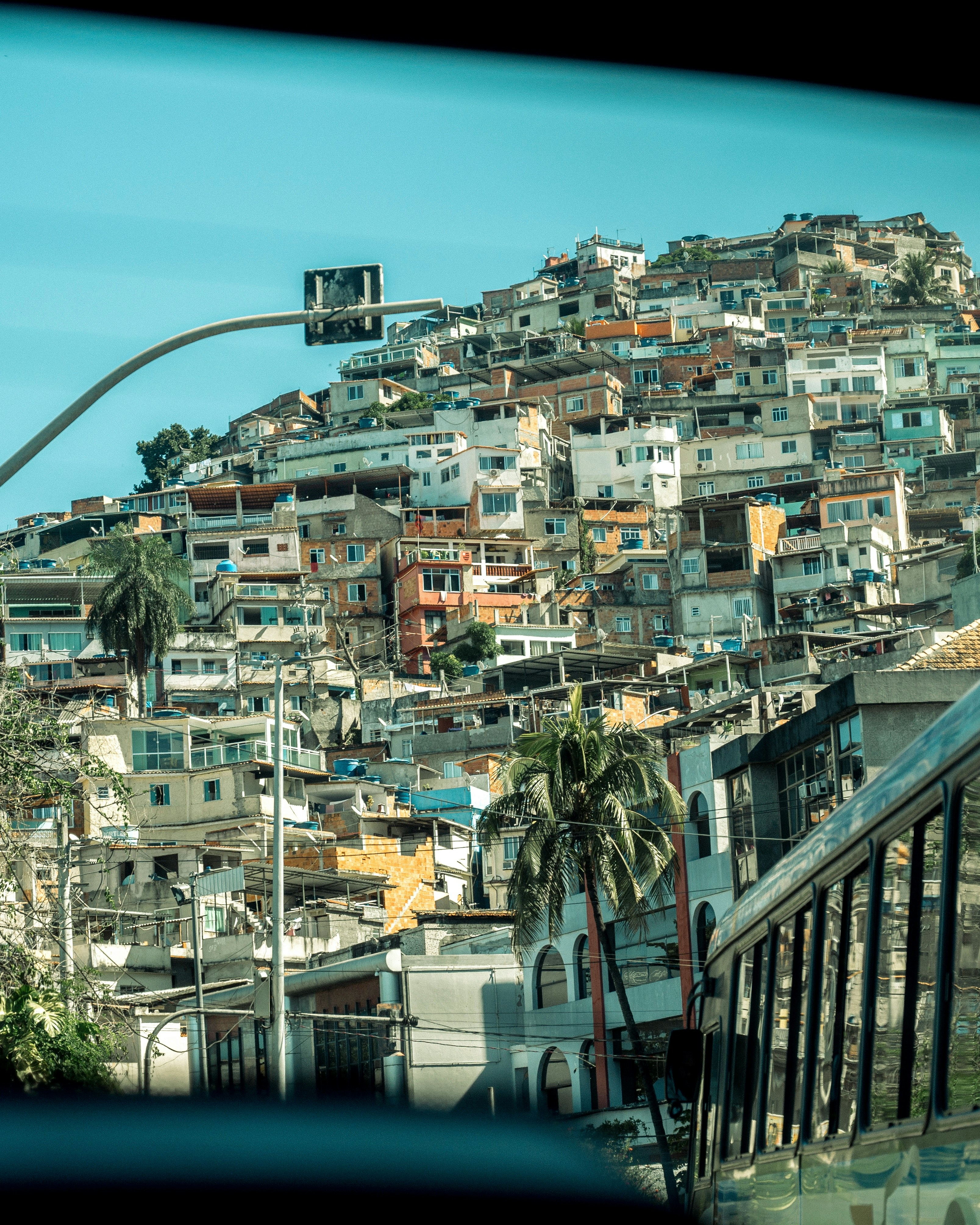 The colonial towers and red-tiled roofs of Ouro Preto nestled in the mountains of Minas Gerais