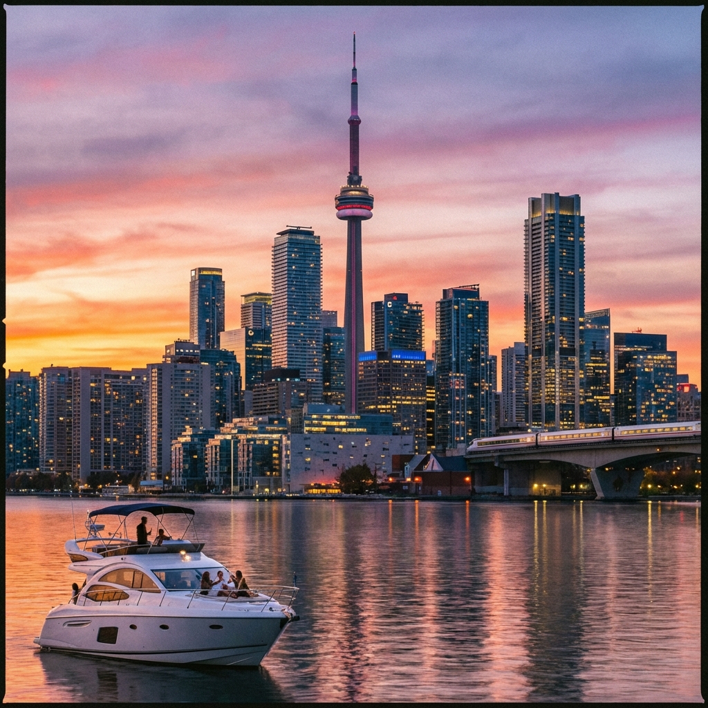 Toronto Skyline with CN Tower