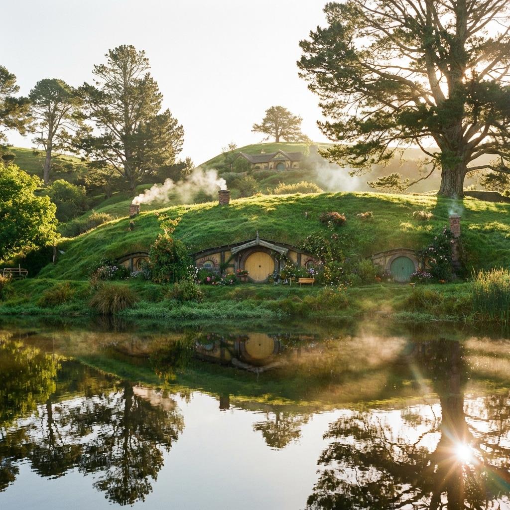 Hobbiton Movie Set