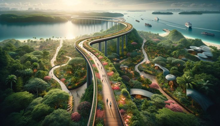 The intricately carved and colorful facade of the Sri Mariamman Temple in Chinatown, representing Singapore's diverse cultural fabric